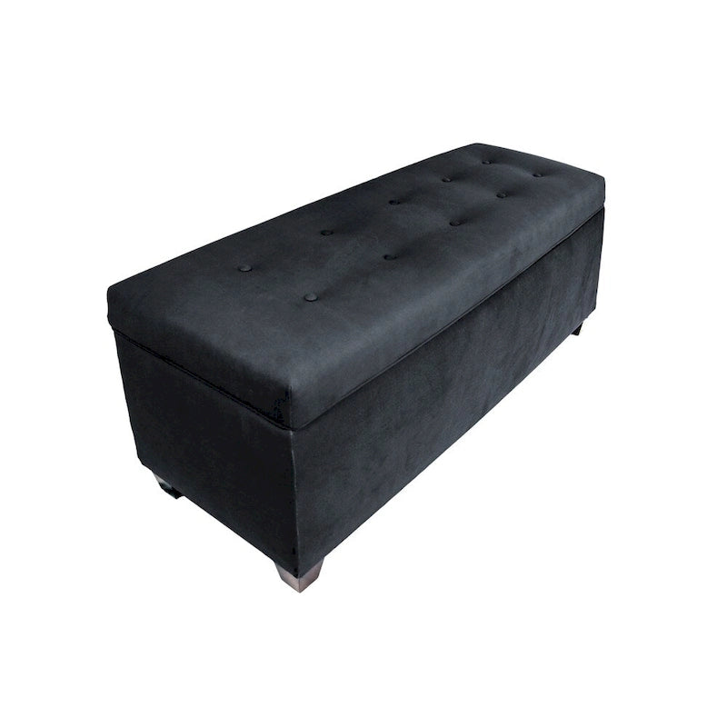 Lift Top Storage Bench Dual Compartment Shoe and Linen Organizer Brown