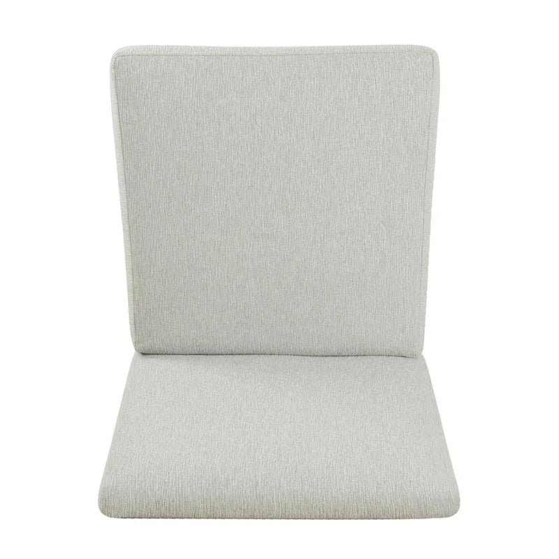 Modern Upholstered Dining Chair with Wood Legs Camel Faux Leather