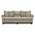 Carys Doe Nailhead Stationary Sofa